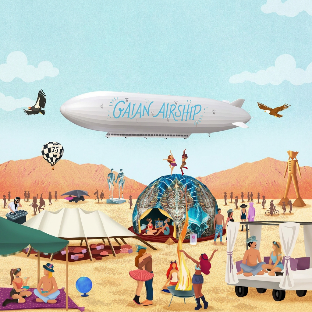 Gaian Airship Camp 2026 artwork